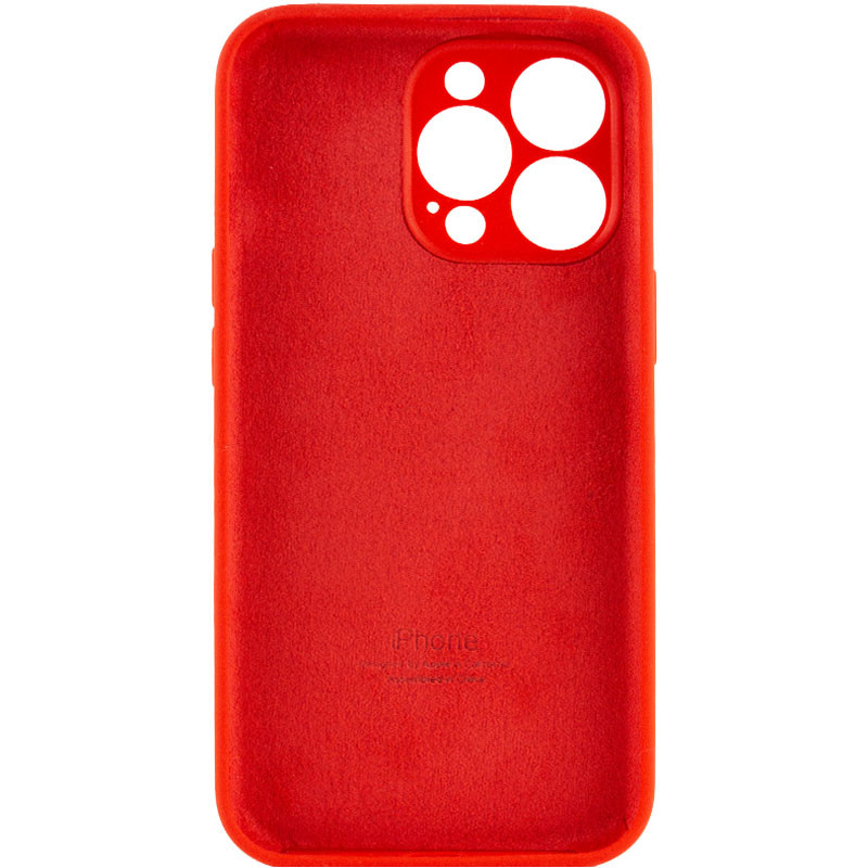 Silicone Case Full Camera Protective (AA) для iPhone 14 Pro Max (Red)-1